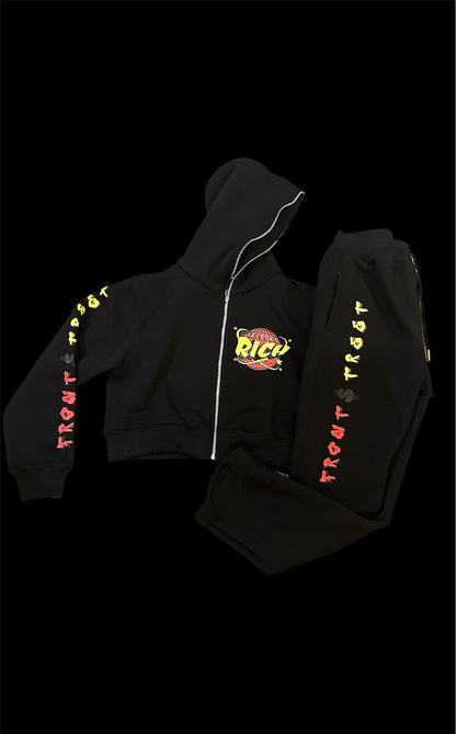 ʄ$ɮx$TL Cardz Girls Set (Hoodie+Flared Joggers)